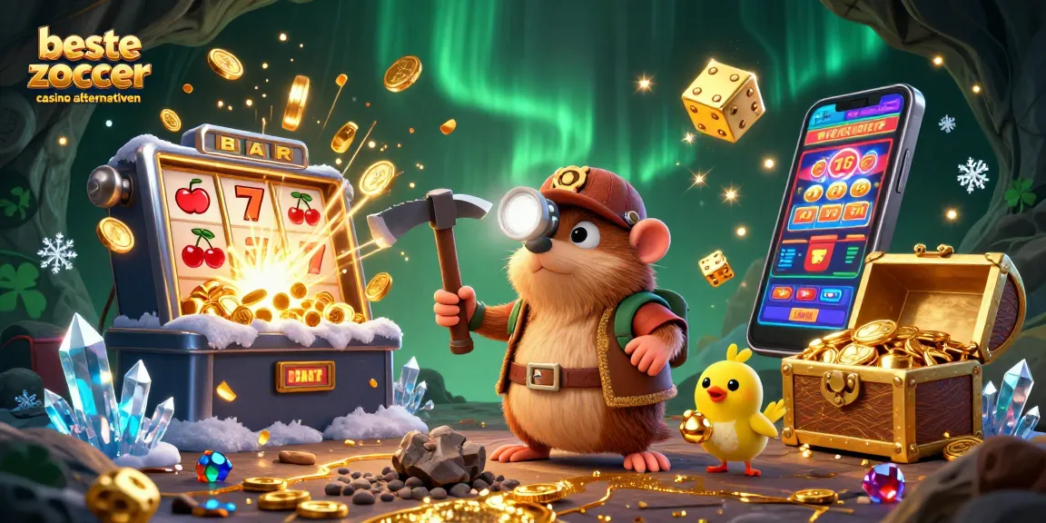 Erleben Sie die besten Zoccer Casino Alternativen mit einem Abenteurer und glänzenden Belohnungen im Casino-Stil.