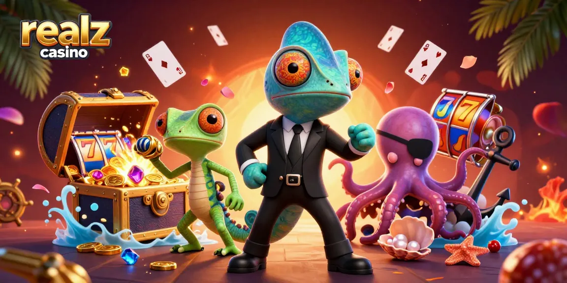 Experience thrilling gameplay at realz casino with colorful slots and dynamic characters.